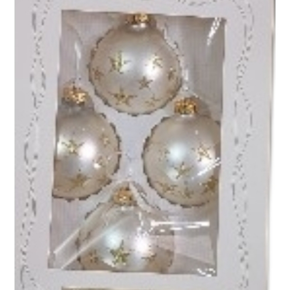 Vtg Dayton Hudson Christmas Elegant Gold  Star Ornaments - Picture 2 of 3
